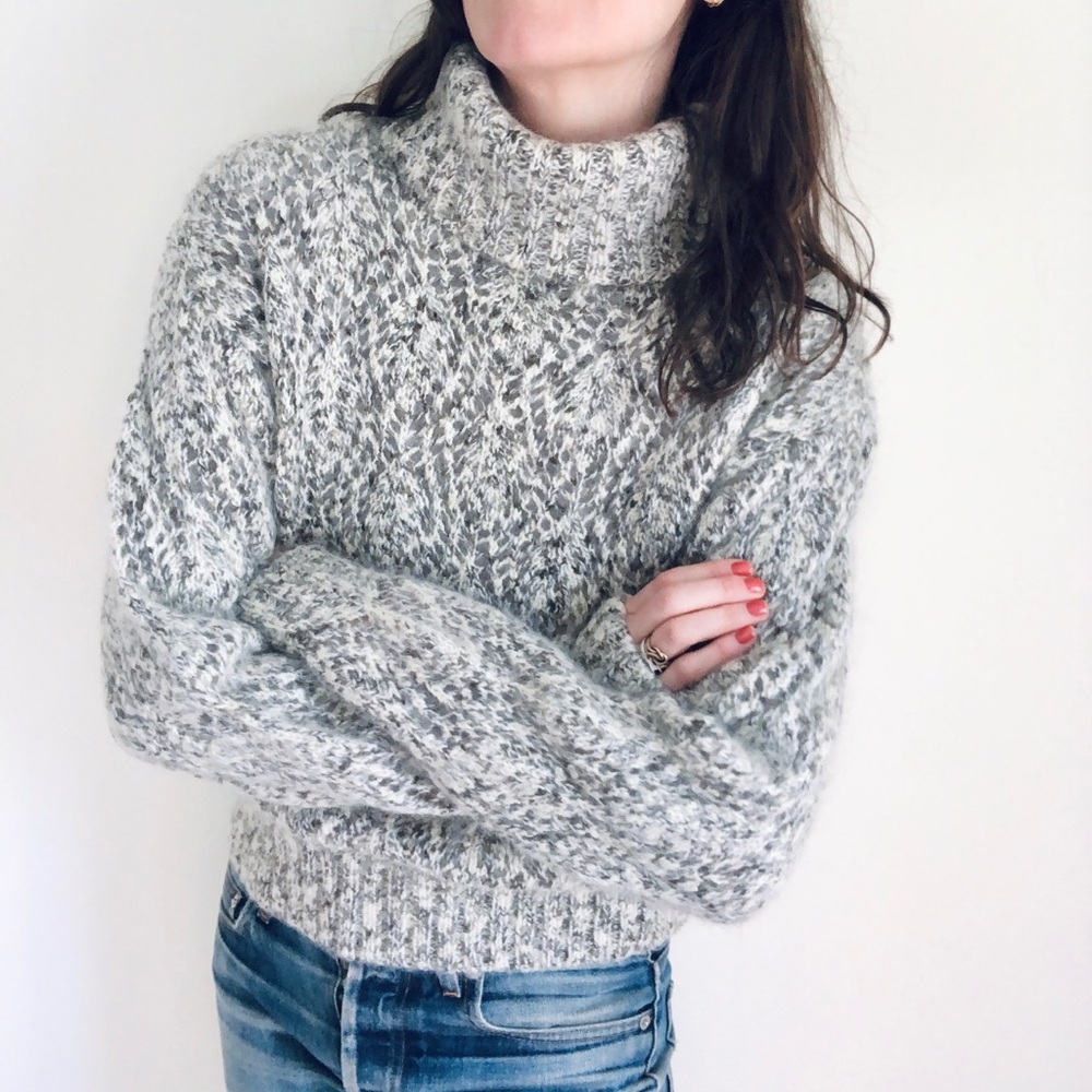 Fuzzy mohair knit sweater - Picture 5 of 14
